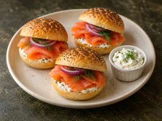 Mini Smoked Salmon Sandwich