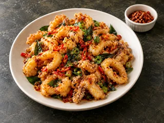 Devilled Hot Battered Cuttlefish