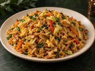 Egg Vegetable Kottu