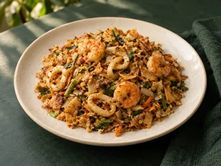 Fried Seafood Kottu