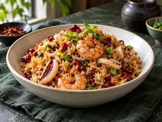 Mixed Szechuan Rice