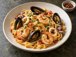 Tagliatelle with Seafood