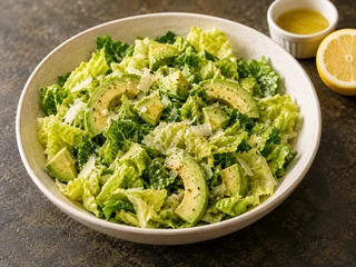 Lemony Romaine and Avocado Salad