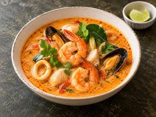 Ceylon Coastal Seafood Bisque — Tom Yum Style