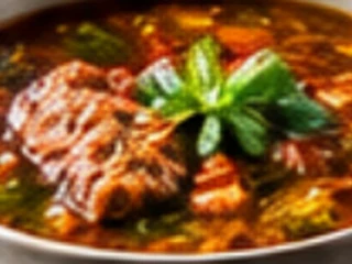 Ceylon Beef and Dry Coriander Soup